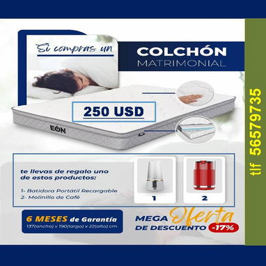 K3-FG-Colchón (Matrimonial y Personal)\56579735\ USD-MN-Eur-Zell\ 6m Garantia\Envio Gratis - Img 116198787