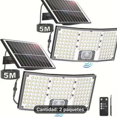 Paquete de 2 luces solares con sensor de movimiento - 6/6