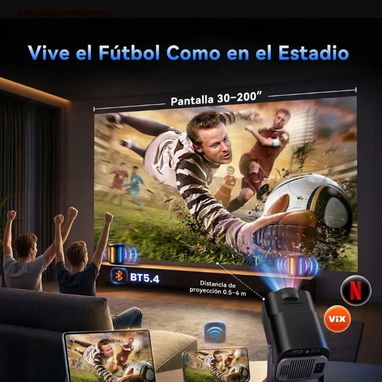 Proyector portátil inteligente HY320, resolución nativa de 1080P, 22000 LM, Se ve excelente. - Img 122917979
