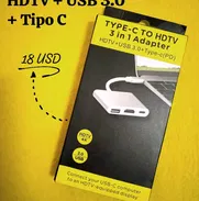 Multi Adaptador tipo C a HDMI y más - Img 49573315