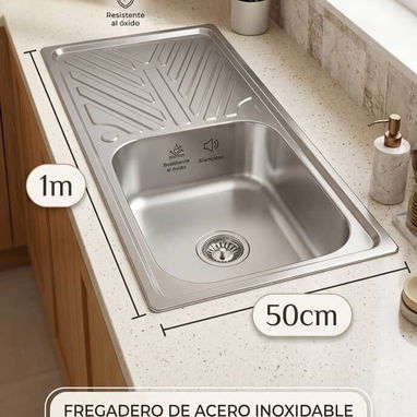 Fregaderos de acero inoxidable - 2/4