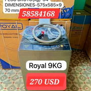 Lavadora automática Royal 9kg - Img 55229178