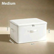 Caja de almacenamiento de tela con cremallera - Img 57565741