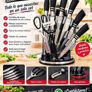 Juego de cuchillos de acero inoxidable - Img 58481575