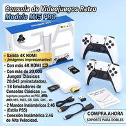 Consola de Videojuegos Retro Modelo M15 PRO con salida 4K HDMI con más de 20,000 Juegos Clásicos. Nueva en caja. - Img 56630842