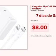 Cargador TipoC-IP PD30W GAR166 VPT#-0077 - Img 55218980