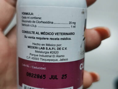 Spray a base de clorexhidina, Ketoconazol y otros con Gentamicina para perros y gatos - Img 51899736