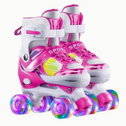 Patines Infantiles 4 ruedas (Talla L) Talla: L (22.9-24.4cm) - Img 55667491
