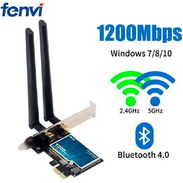 0km✅ Tarjeta de Red Wifi Fenvi Wireless 1200 Dual Band + Bluetooh 📦 1200Mbps, PCIe x1, Interna, 2.4GHz, 5GHz ☎️56092006 - Img 44985847