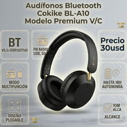 Audífonos con micrófono Bluetooth  18 horas de reproducción - Img 54140885