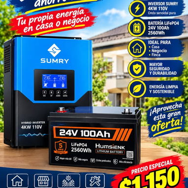 PANELES, KITS SOLARES, ESTACIONES DE ENERGÍA Y ACCESORIOS - 9/10