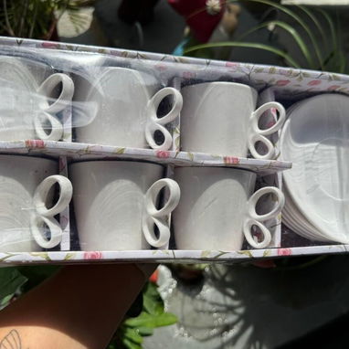 (C) SET DE TAZAS DE CERÁMICA - Img 123926604