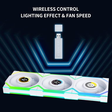 ❄️ Kit 3 Ventiladores Lian Li UNI Fan SL LCD 120mm ARGB Wireless con pantalla 1.6"🖥️🌐 - 4/6