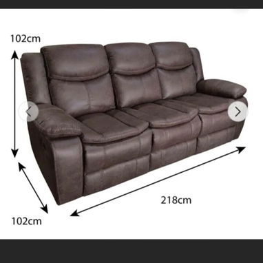 Mueble reclinable de 3 plaza comunícate con Pedro - Img 115117088