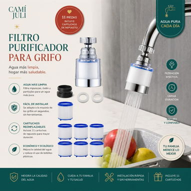 Filtro para agua con 11 repuesto - Img 123425649