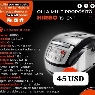 Olla multifuncional excelente calidad - Img 123725390
