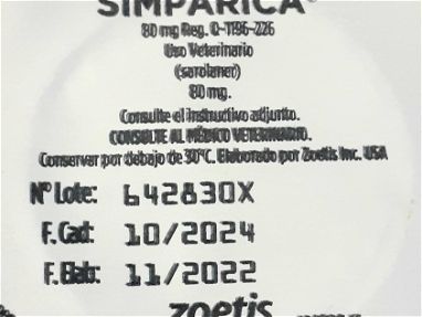 Venta de tabletas  simparica - Img main-image