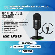 Micrófono USB de escritorio con monitorización y silencio con un clic Garantía: 7 Días Precio: 22$ - Img 57078329
