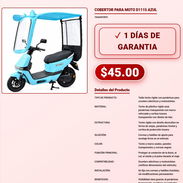 COBERTOR PARA MOTO D1115 AZUL . - Img 57881326