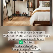 💫Closet portátil con zapatera - 35 usd💫 - Img 54793441