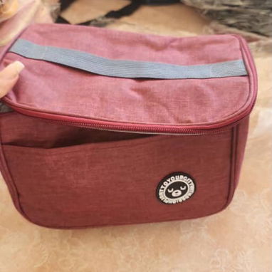 🍱🎒✨ MERENDEROS AMPLIOS PARA LA ESCUELA ✨ TONOS NEGRO Y ROJO🇺🇲 EXCELENTE CALIDAD - 2/2