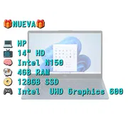 LAPTOP 🎁NUEVA🎁📦CAJA, HP (14-ep2012wm), 14" HD Antireflejo, Intel N150, 4GB RAM, 128GB SSD - Img 55619235