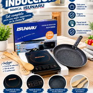 Cocina inducción Marca :isunaru Set de sartén Dos cucharones Uso solamente para calderos de inducción 👀 - Img 58400637