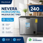 (200L) NEVERA HORIZONTAL MILEXUS DE 7PIES - Img 56034596