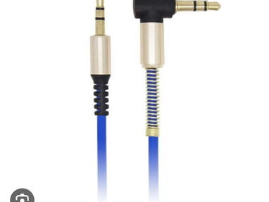 Cable de audio auxiliar para sistema de audio en estéreo del hogar, auriculares, celulares, mp3, autos. - Img main-image