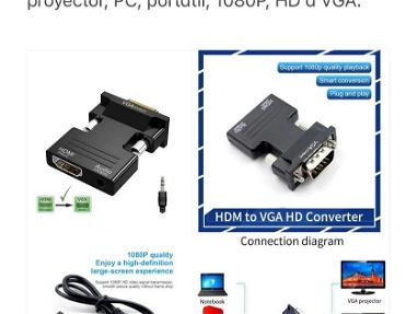 Adaptador convertidor hembra a VGA macho compatible con HDMI - Img main-image-45707916