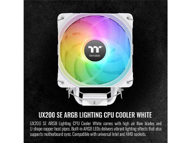0km✅ Disipador Thermaltake UX200 SE White 📦 ARGB, 63cfm ☎️56092006 - Img 61440462