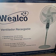 🎁Ventilador de Pedestal Recargable Wealco 16" en 61 usd - Img 55753610