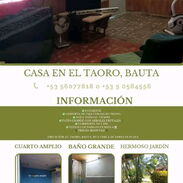 Se vende casa en el taoro, Bauta, Artemisa, solo 6mil USD - Img 45562787