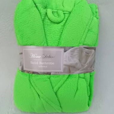 Albornoz o Bata de baño Unisex de Felpa Suave home deluxe  💵 Precio: 20 USD - 2/5