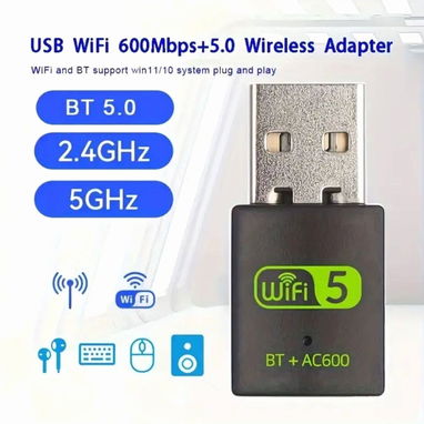 Adaptador Bluetooth y Wifi 2 en 1 a solo 17 cuc 📶🌐 - 5/5