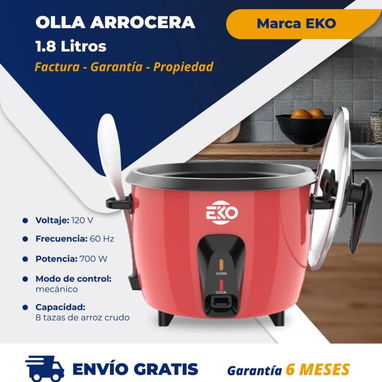 Olla Arrocera de 1.8 L Marca EKO - 2/2