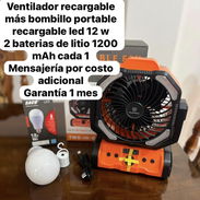 Ventilador recargable más bombillo recargable ‼️ - Img 54275157