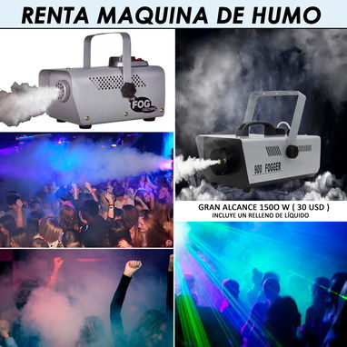 DJ SPANGLISH RENTA DE MÁQUINA DE HUMO CON TRANSPORTE DISPONIBLE, MÁXIMA CALIDAD (Kinetica) - Img 87236861