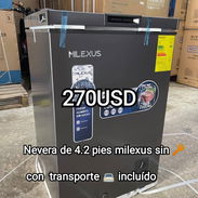 Nevera de 4.2 pies milexus, mensajería incluida, factura y garantía - Img 57282868