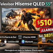 510USD Transforma tu sala con el Televisor Hisense QD6 Colores vibrantes, definición extrema, imagen envolvente. - Img 50762691