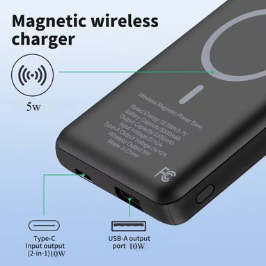 POWER BANK MAGNETICO | POWERBANK 5000MAH | MAGSAFE | BATERIA EXTERNA | CARGADOR INALAMBRICO | CARGADOR PORTATIL | USB C - Img 123261808