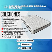 🛏️ COLCHONES IMPORTADOS ENVASADOS AL VACÍO 🔴 CAMERO 💲170 USD 🔴 QUEEN💲185 USD - Img 53052449