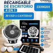Ventilador recargable x cantidad - Img 56858532