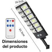 Lámpara solar para exterior, terrazas, patios 3 modos diferentes 504led-12000lumenes. 55 USD - Img 57950975