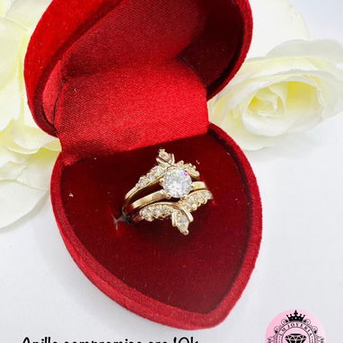 Variedad de anillos de compromiso de oro 10k originales calidad garantizada - Img 122808583