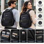 Mochila para laptop (Numero 14) Precio: 30 USD Mochila amplia y acolchada, ideal para trabajo, universidad y uso diario - Img 58013379