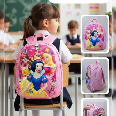 MOCHILITAS PARA PRE-ESCOLAR DISPONIBLES FIGURA EN 3D - 6/6