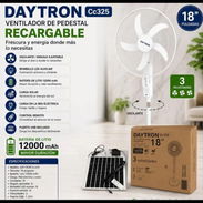 Ventilador Daytron Recargable 18"su mejor opción/50428833 - Img 55809882