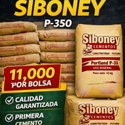 Cemento siboney P350 42.5 Kg a 11000 la bolsa original 📲51473737 interesados #Calida # Garantía - Img 57888995