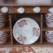 Juego de tazas para café con cuchara - Img 55897108